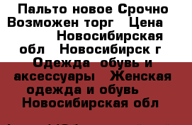 Пальто новое.Срочно.Возможен торг › Цена ­ 3 000 - Новосибирская обл., Новосибирск г. Одежда, обувь и аксессуары » Женская одежда и обувь   . Новосибирская обл.